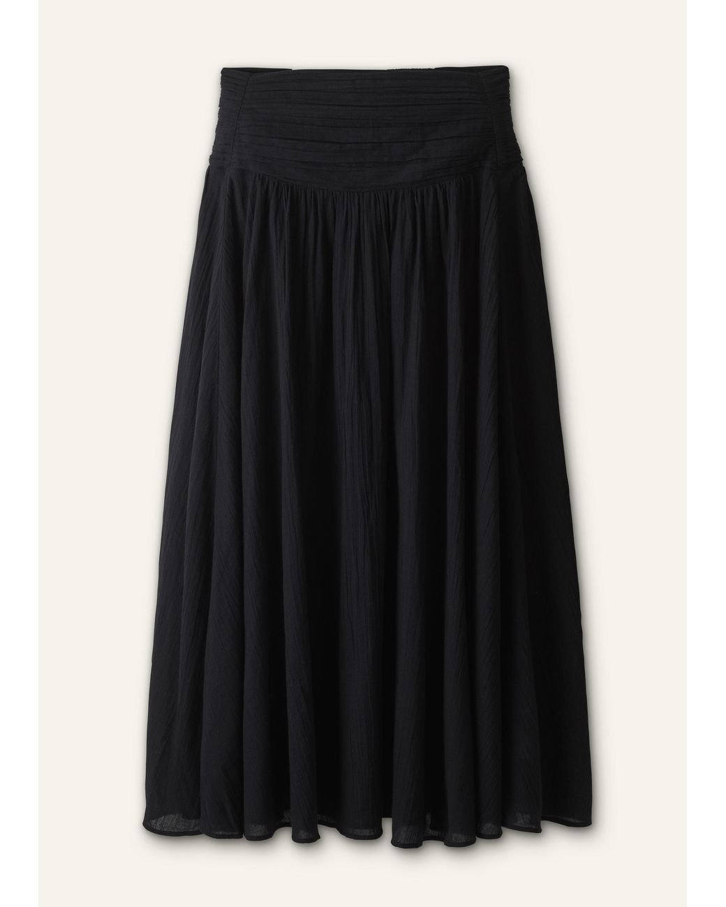 ME+EM Blue Cotton Gauze Maxi Skirt + Slip