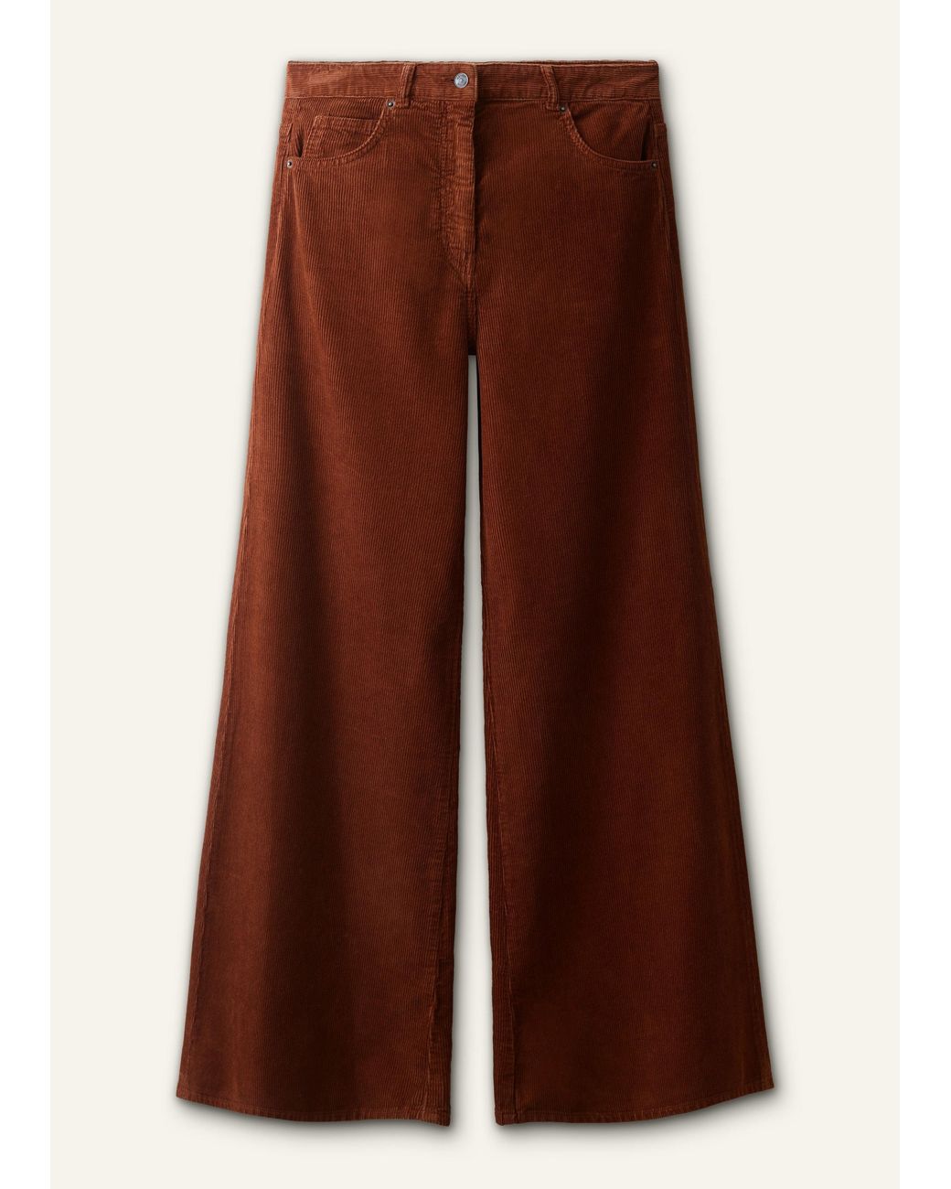 ME+EM Brown Super Flare Trouser