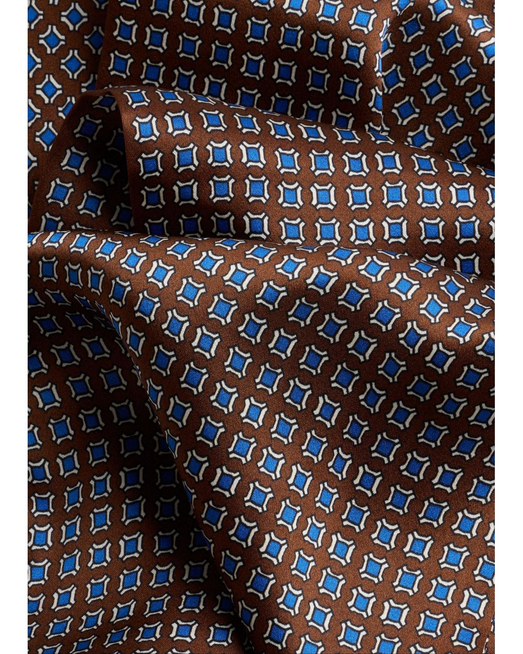 ME+EM Multicolor Squared Geo Print Evening Scarf