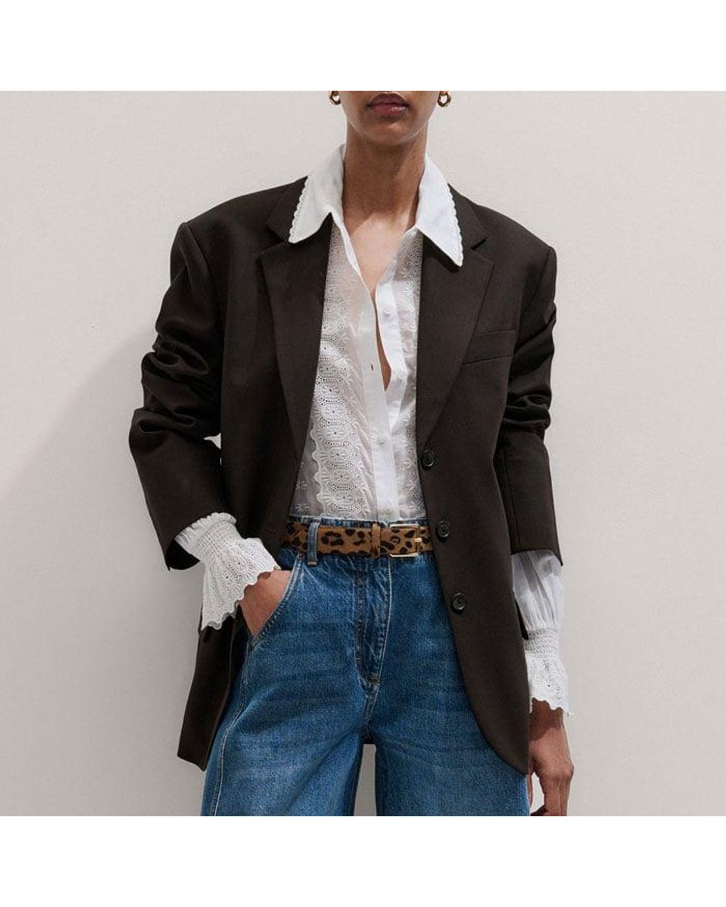 ME+EM Blue Engineered Relaxed Jean Mid