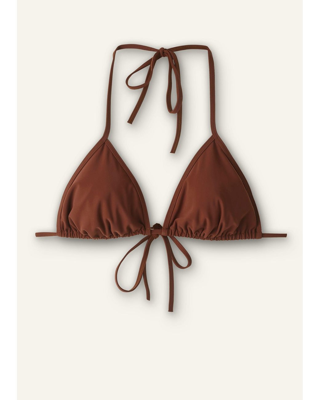ME+EM Multicolor Adjustable Triangle Bikini Top