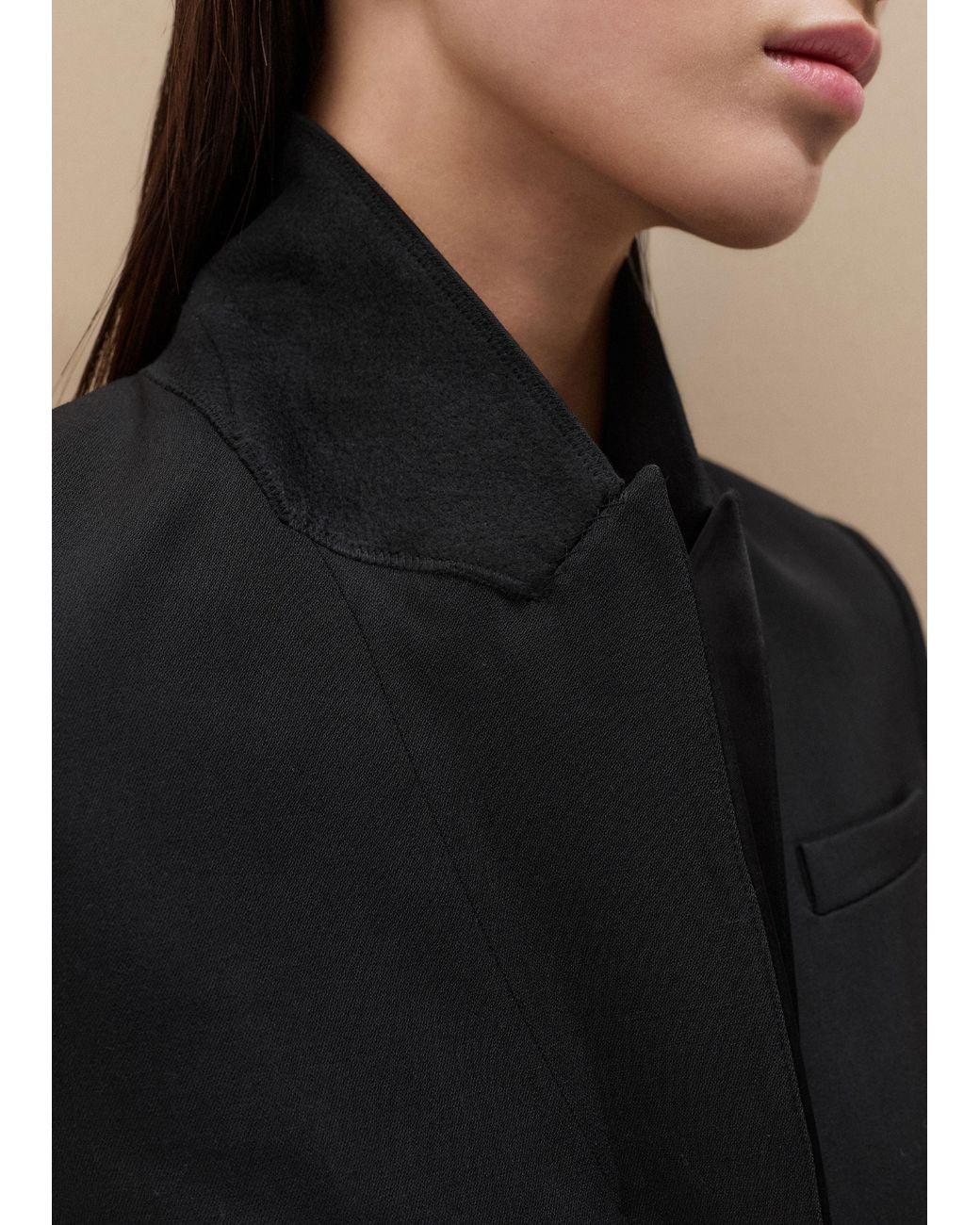 ME+EM Black Contour Tux Blazer
