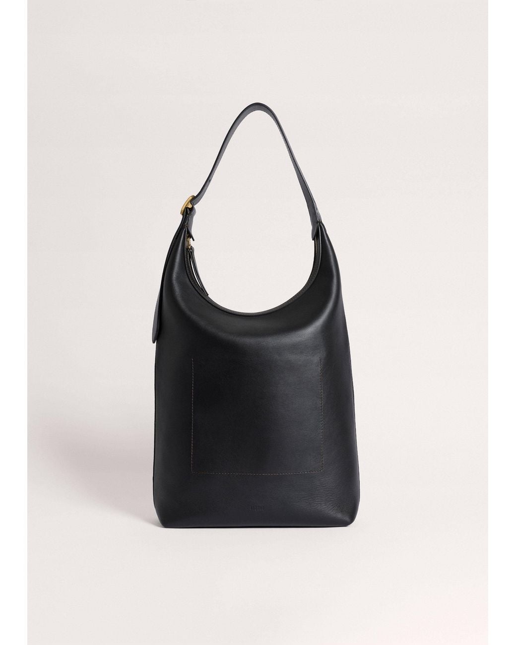 ME+EM Black Slouch Zipped Hobo