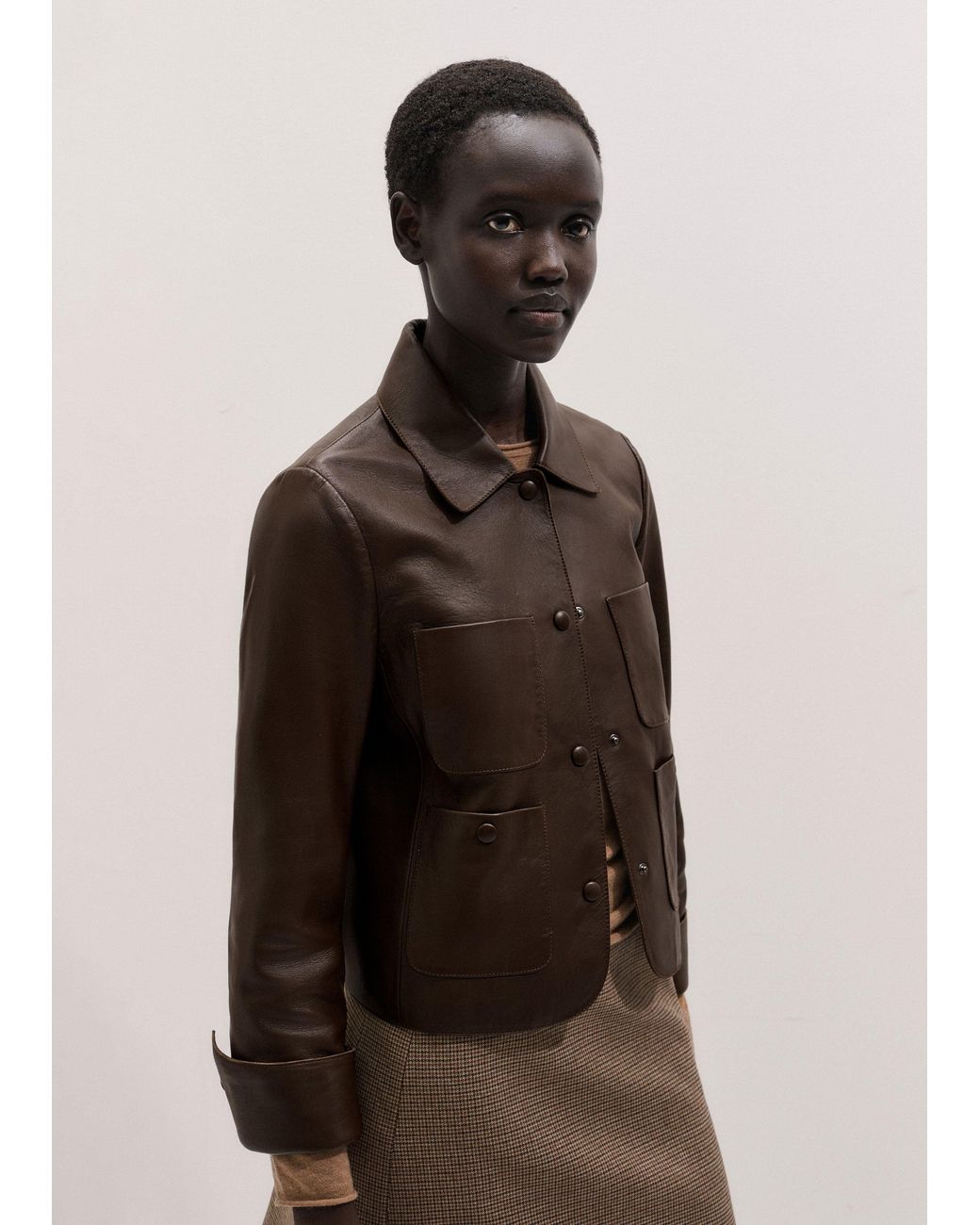 ME+EM Brown Patch Pocket Jacket
