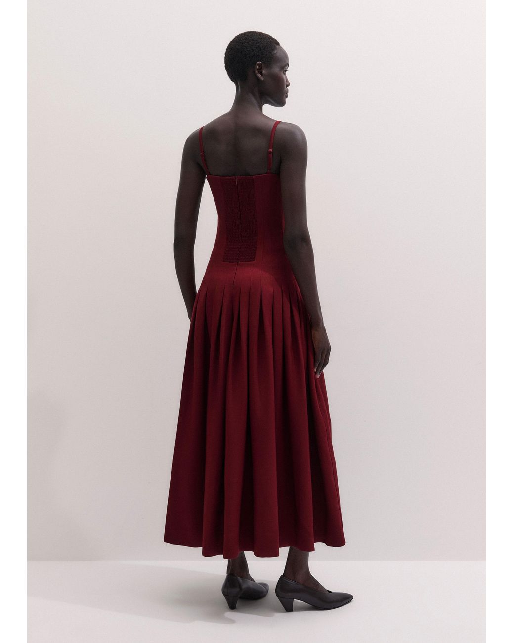 ME+EM Structured Strappy Maxi Dress