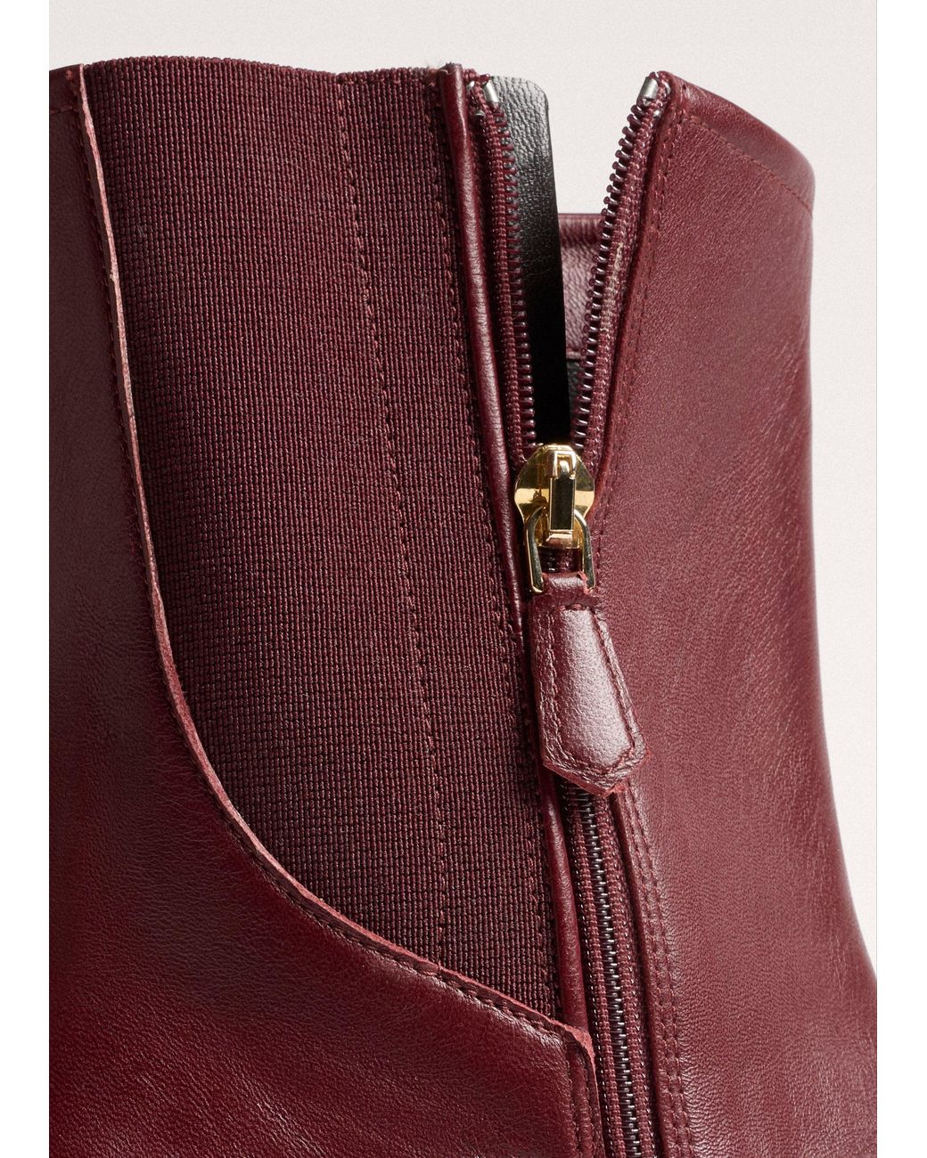 ME+EM Purple Soft Point Cone Heel Boot