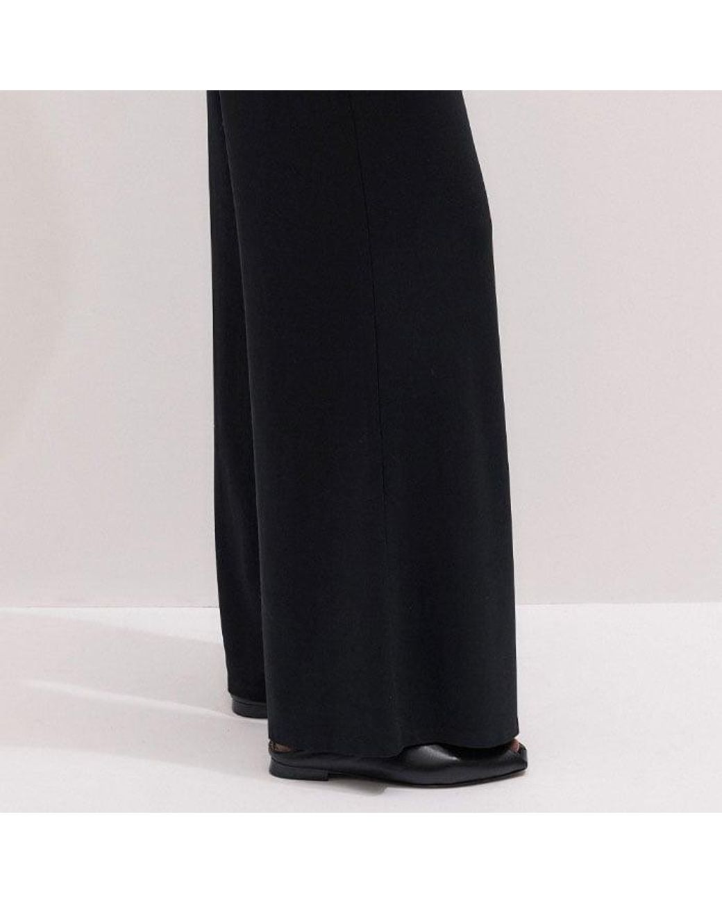 ME+EM Black Palazzo Pant