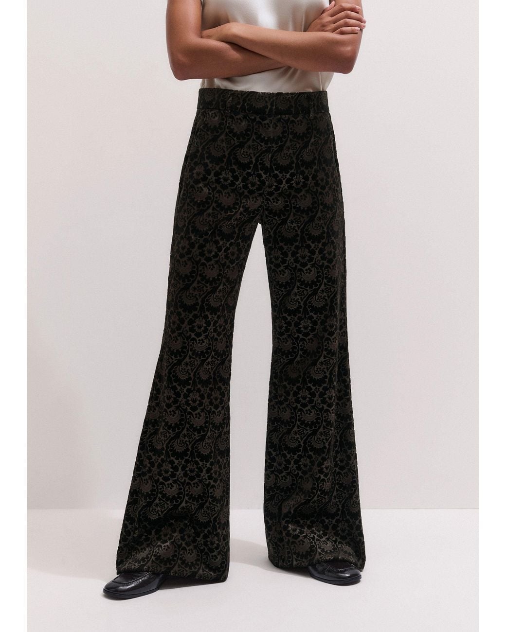 ME+EM Black Leg Elongator Trouser