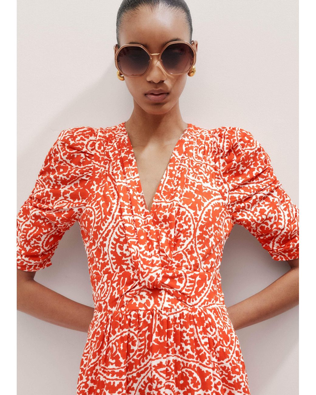 chinese dress ladies Punchy Paisley Maxi Dress