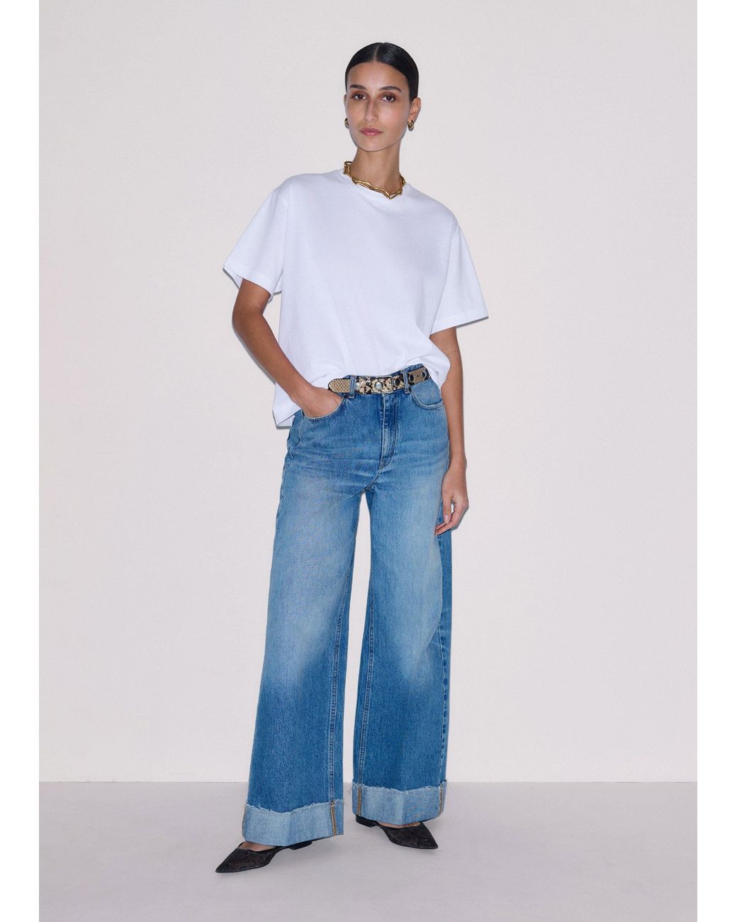 ME+EM White Oversized Tee