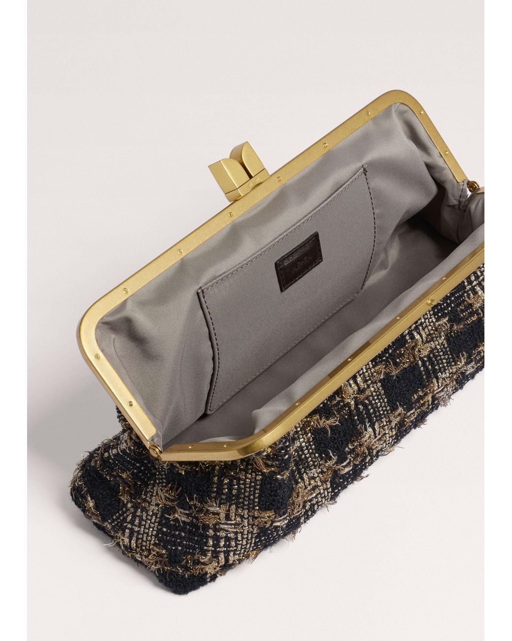 ME+EM Natural Elongated Frame Clutch