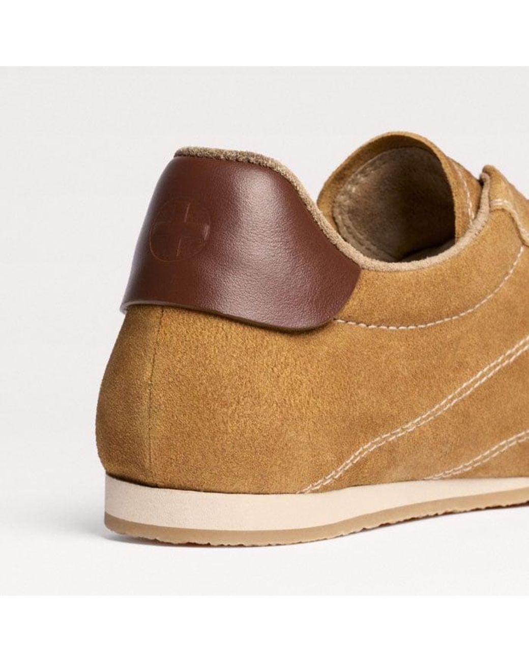 ME+EM Natural Retro Runner Sneaker