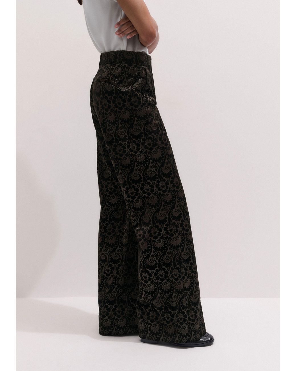 ME+EM Black Leg Elongator Trouser