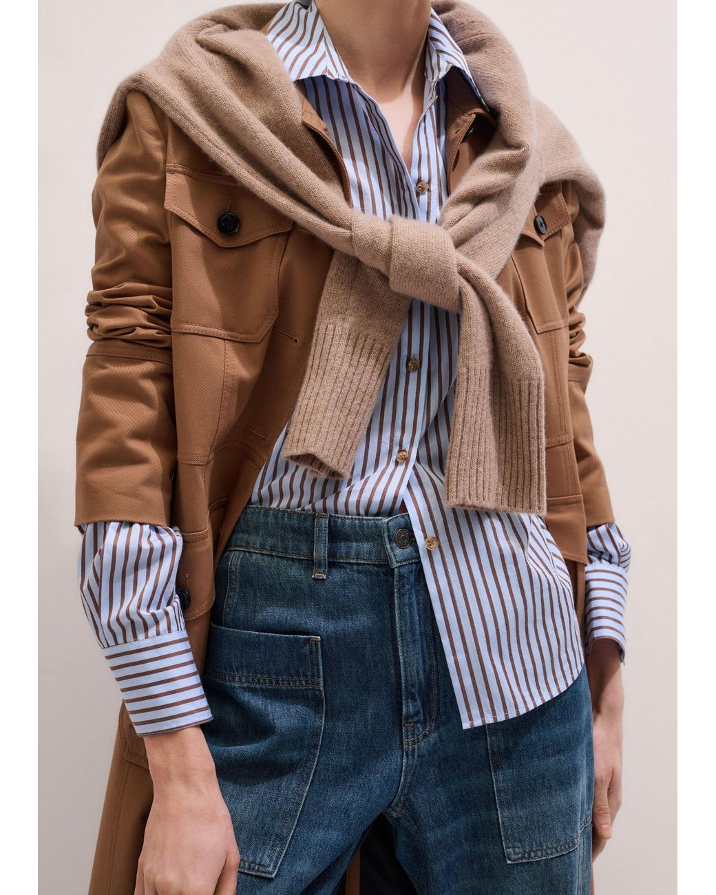 ME+EM Blue Patch Pocket Engineered Jean
