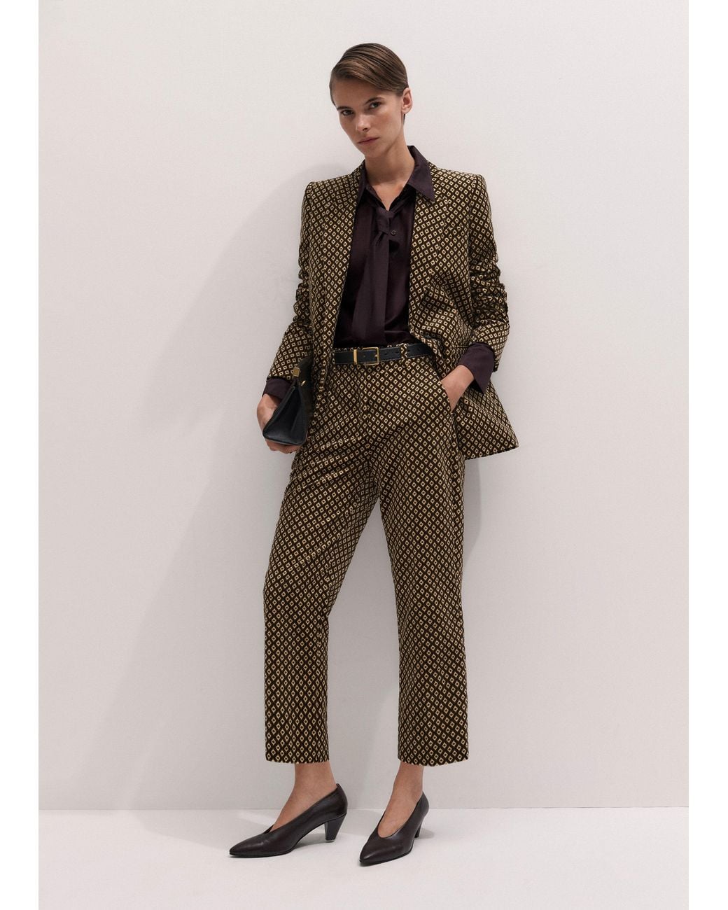 ME+EM Black Silk Cotton Cloud Layering Shirt + Tie