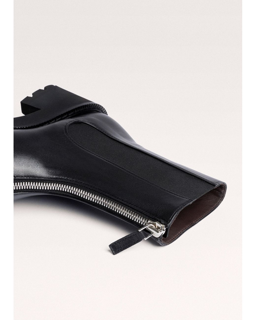 ME+EM Black Zip Front Boot