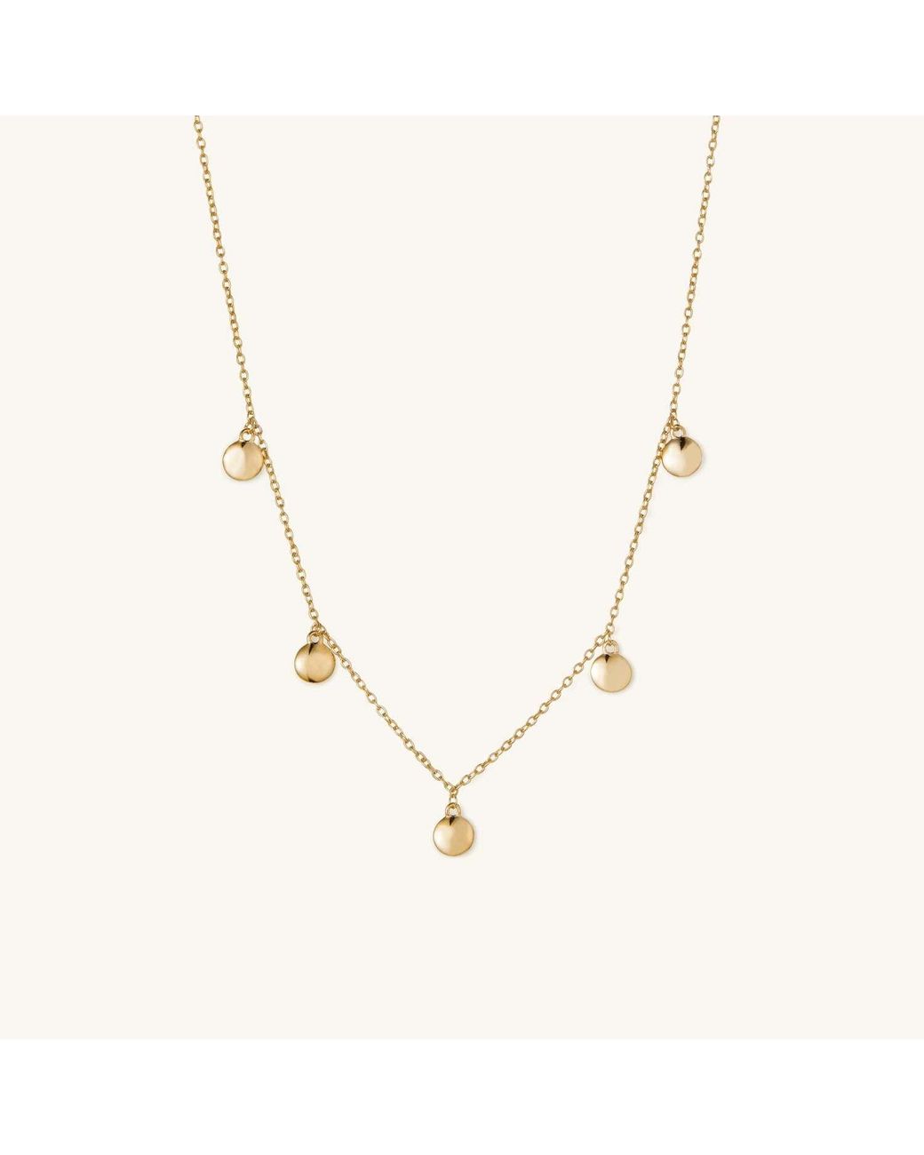 Mejuri dot necklace deals