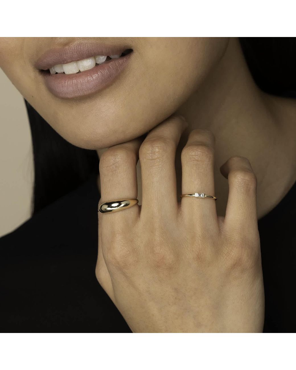 Mejuri solo diamond ring outlet