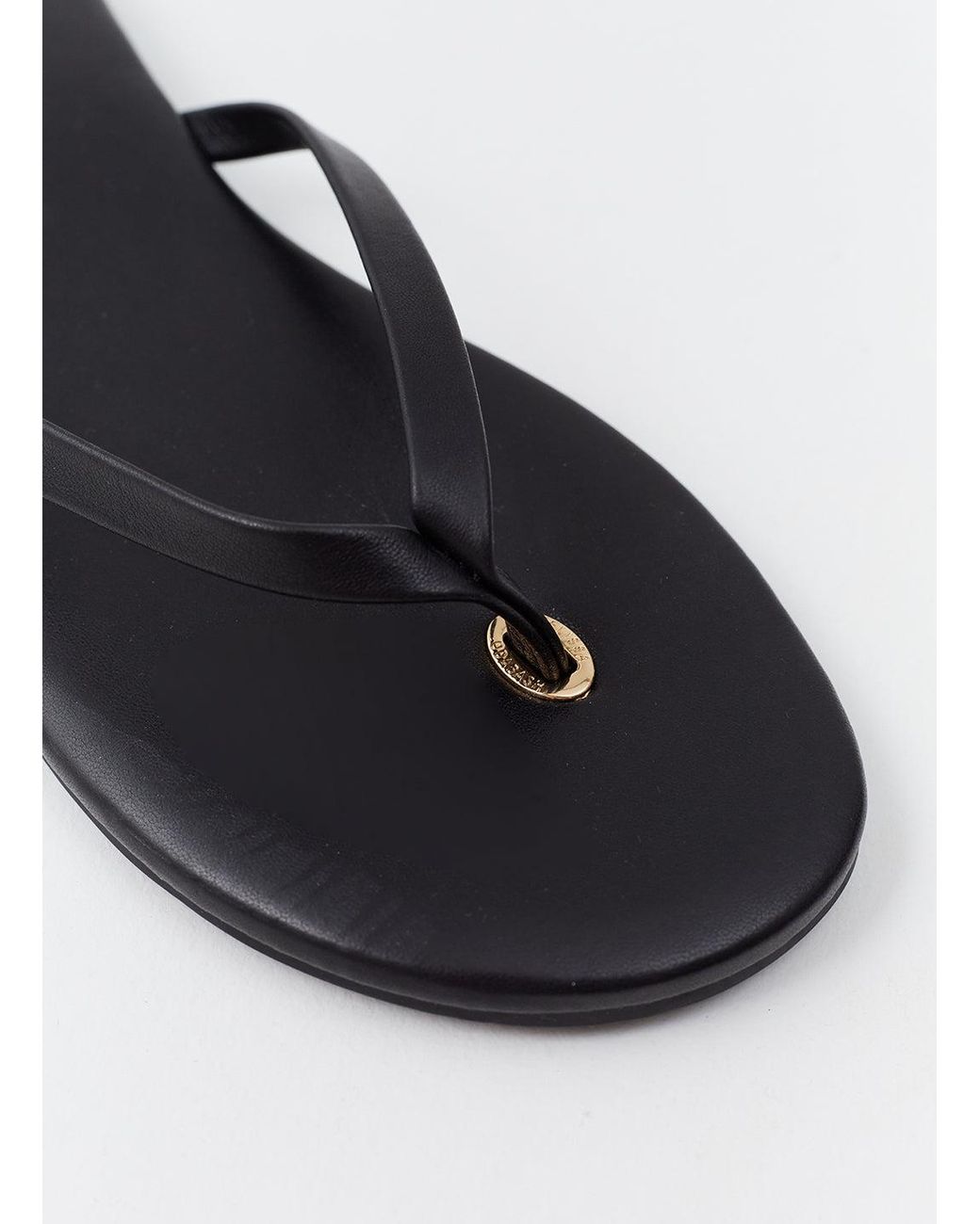 Melissa Odabash Blue Leather Flip Flop