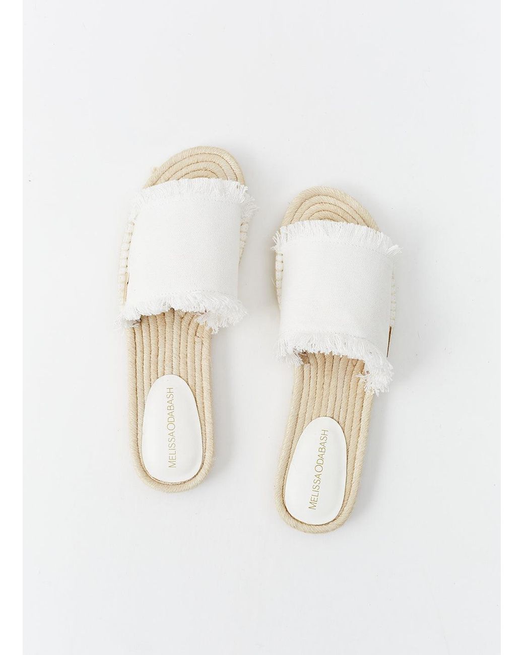 Melissa Odabash White Espadrille Sandals