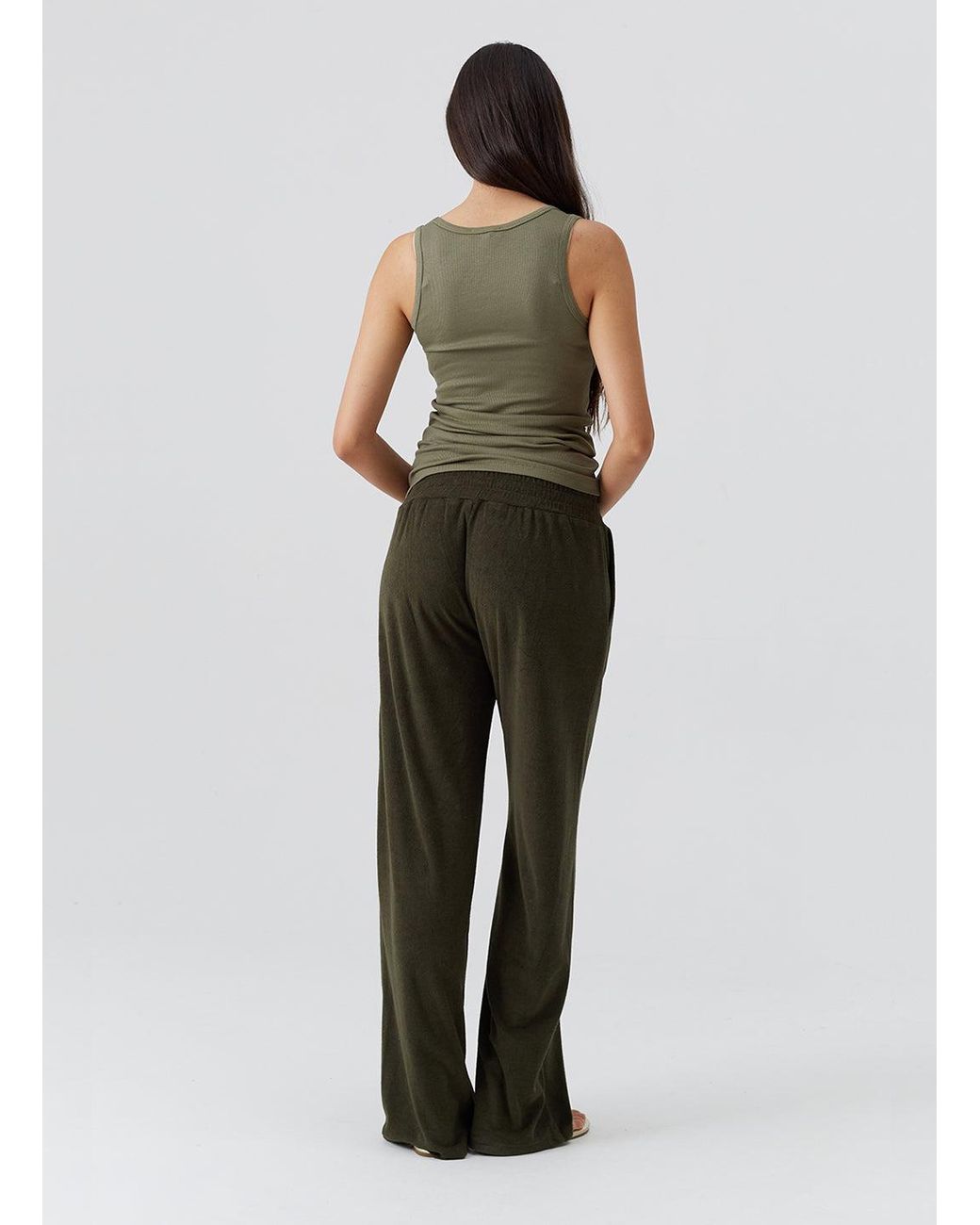 Melissa Odabash Green Betty Trousers