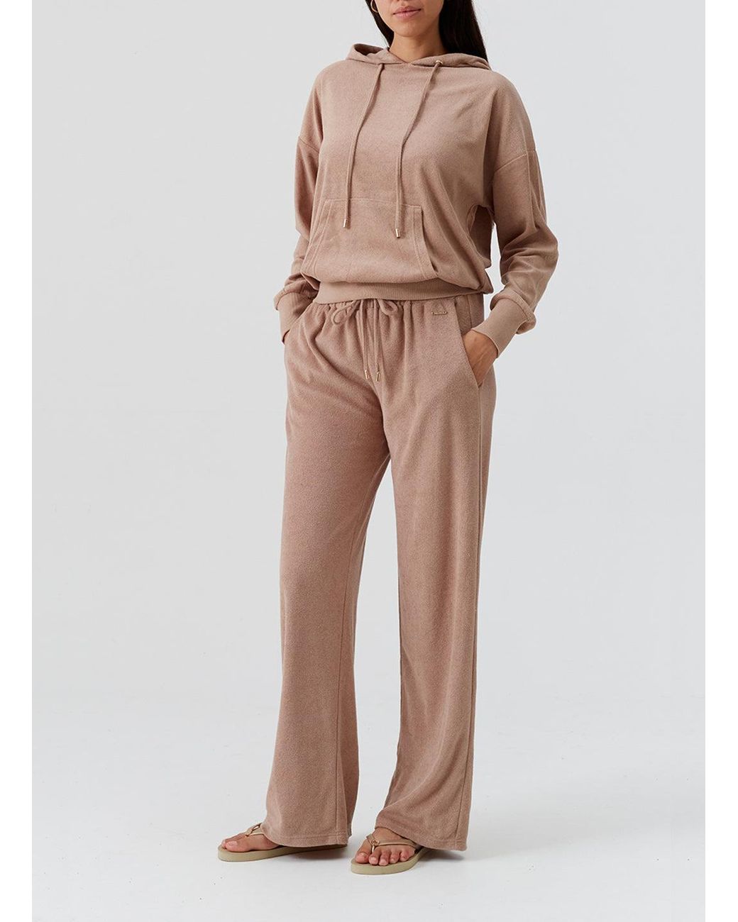 Melissa Odabash Natural Betty Almond Trousers