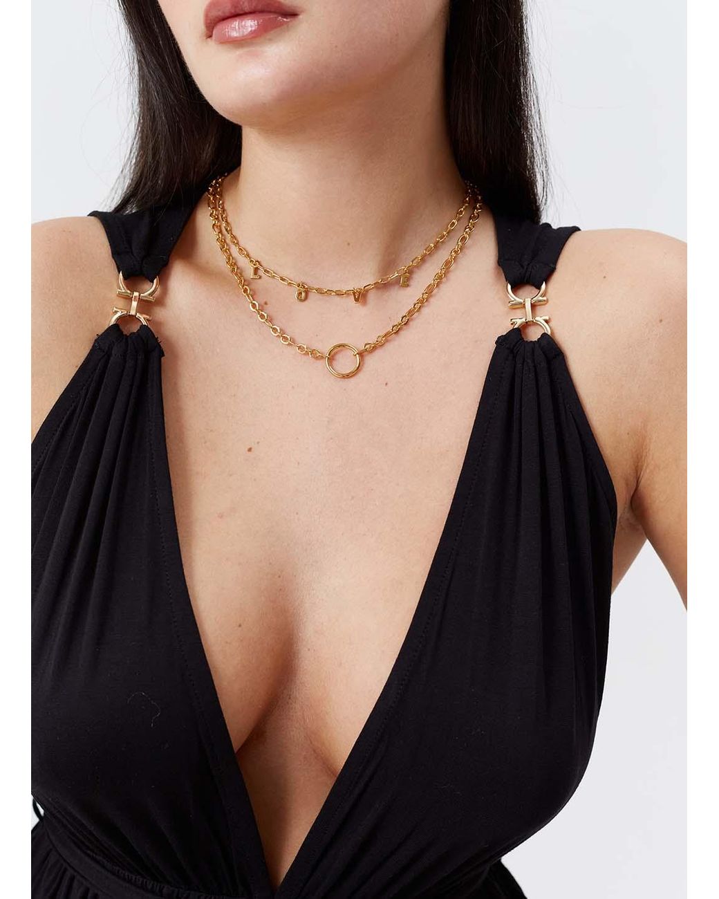 Melissa Odabash White Charm Hanger Necklace