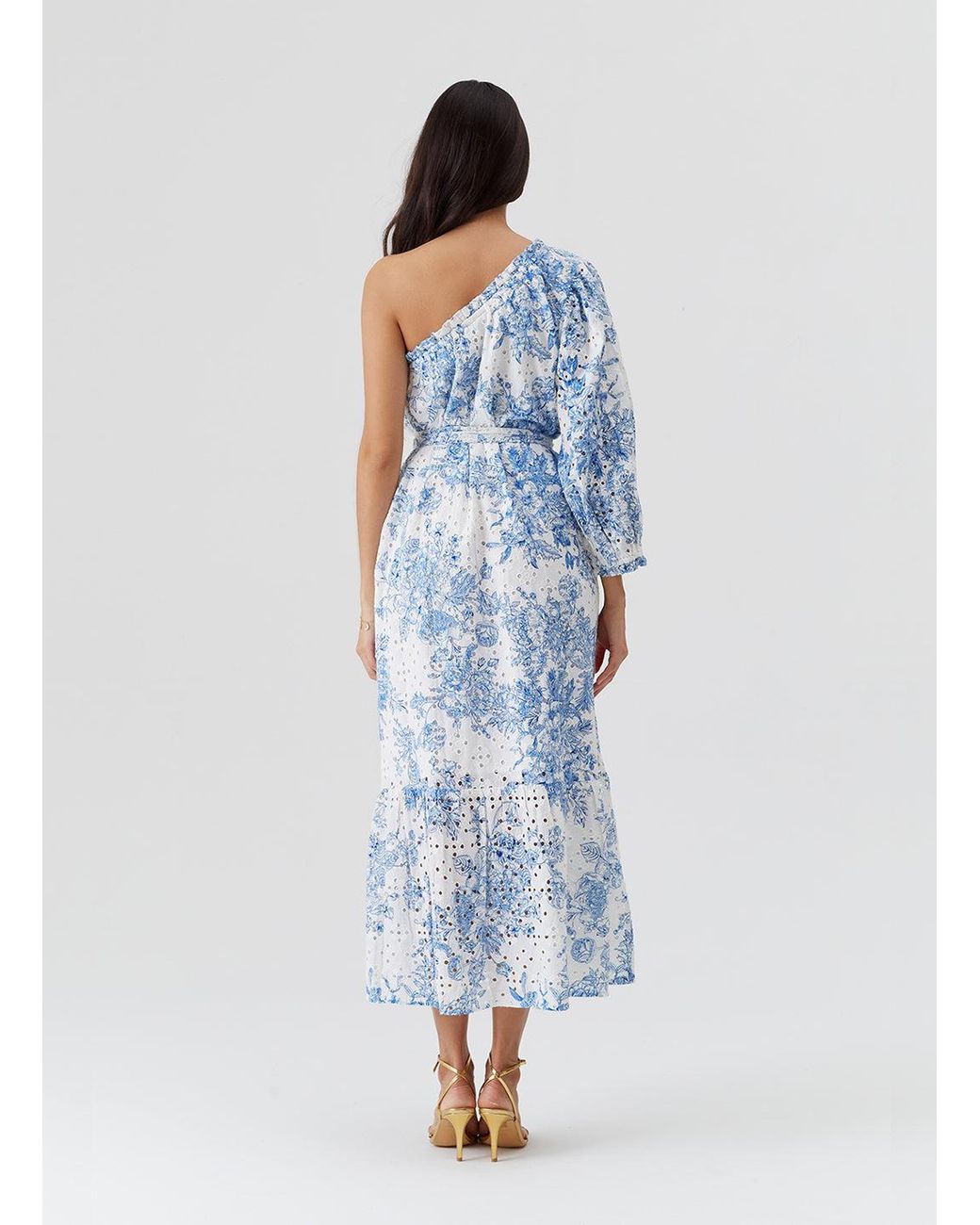 Melissa Odabash Blue Autumn Coastal Dress