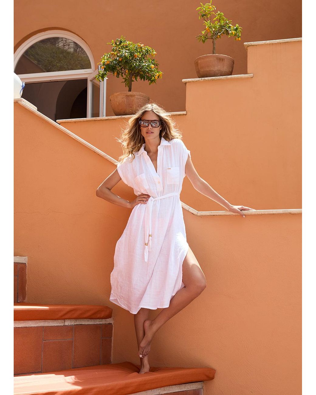 Odabash UK White Rory Dress