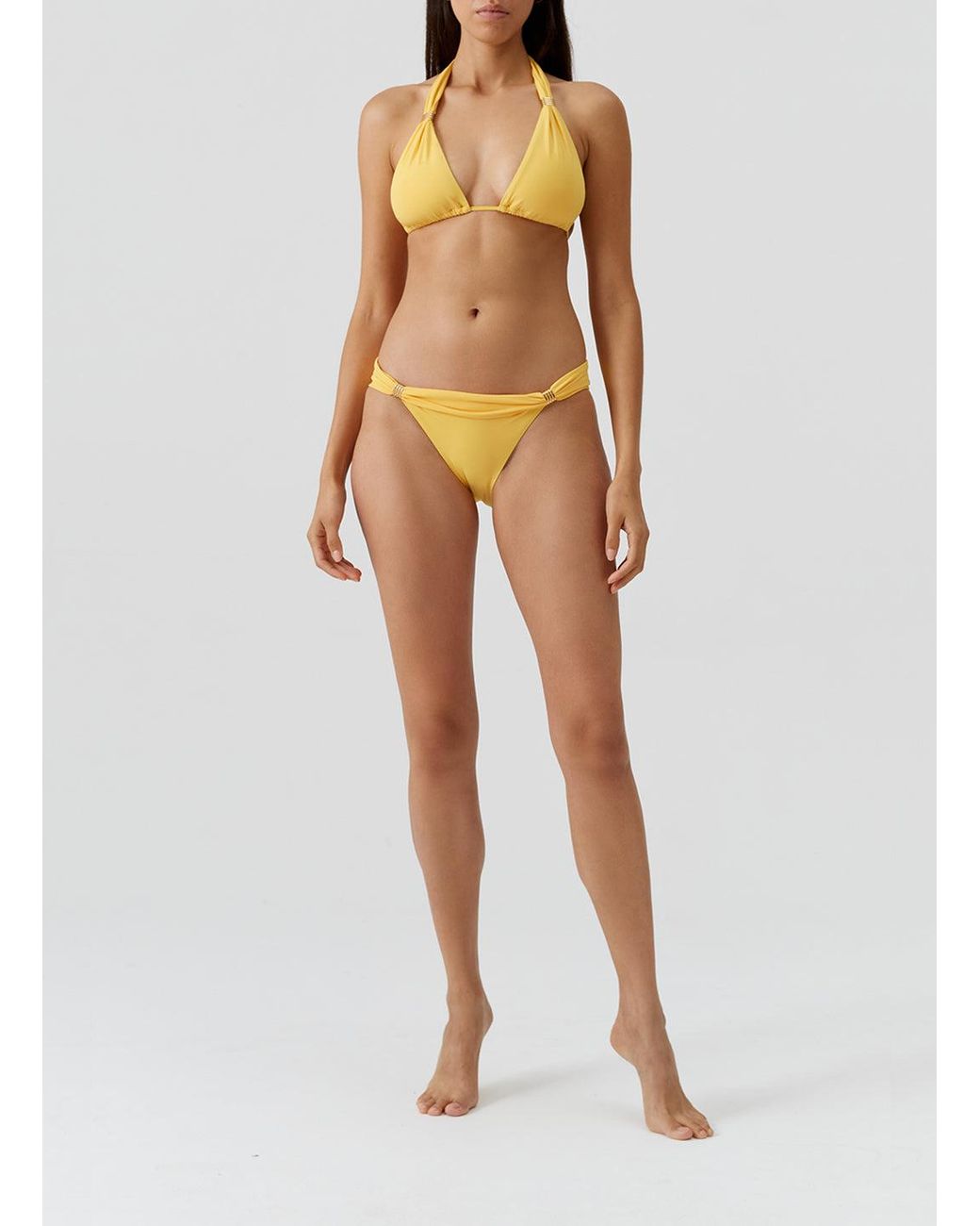 Melissa Odabash Metallic Grenada Sunflower Bikini Top