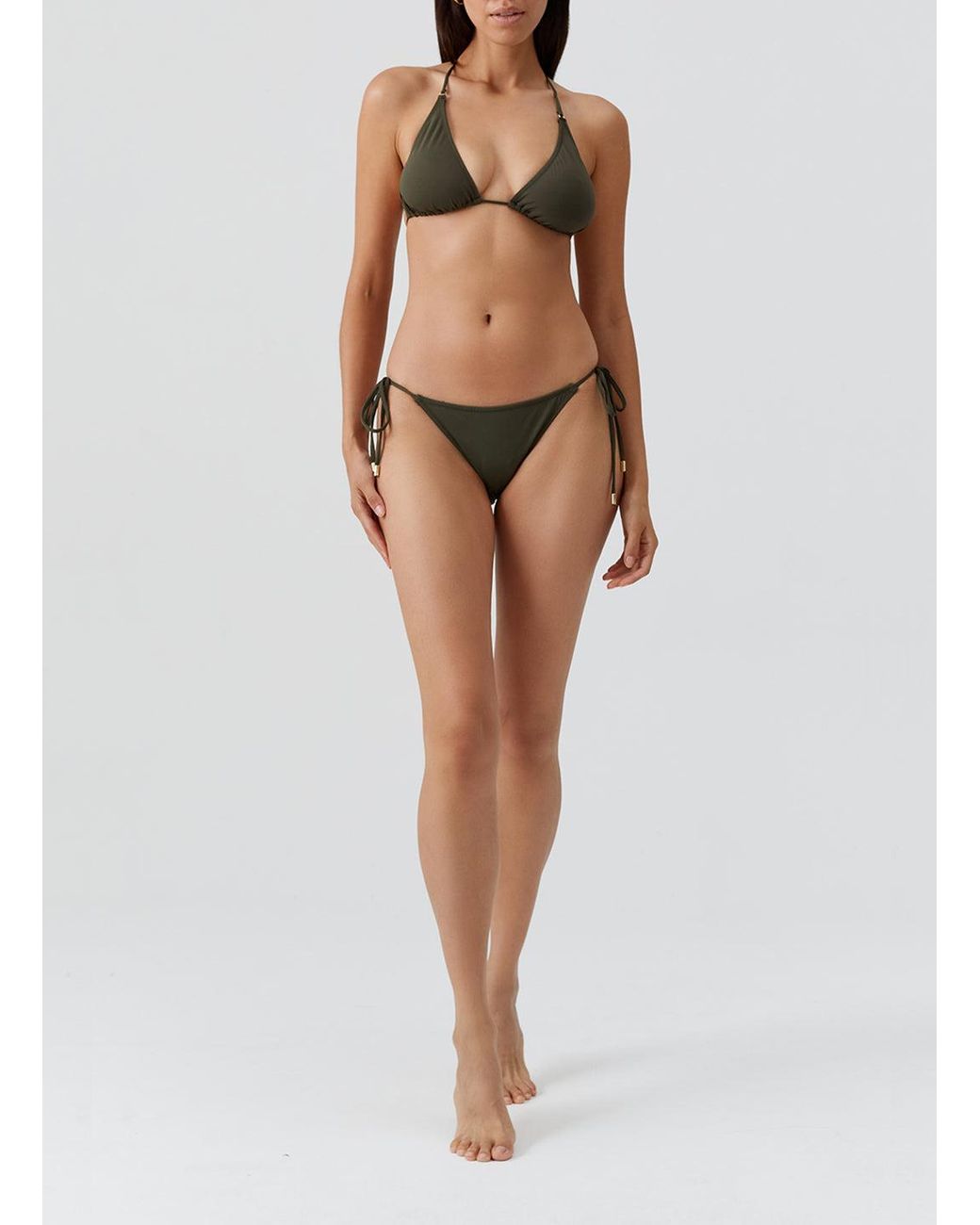 Melissa Odabash Green Malibu Bikini Top