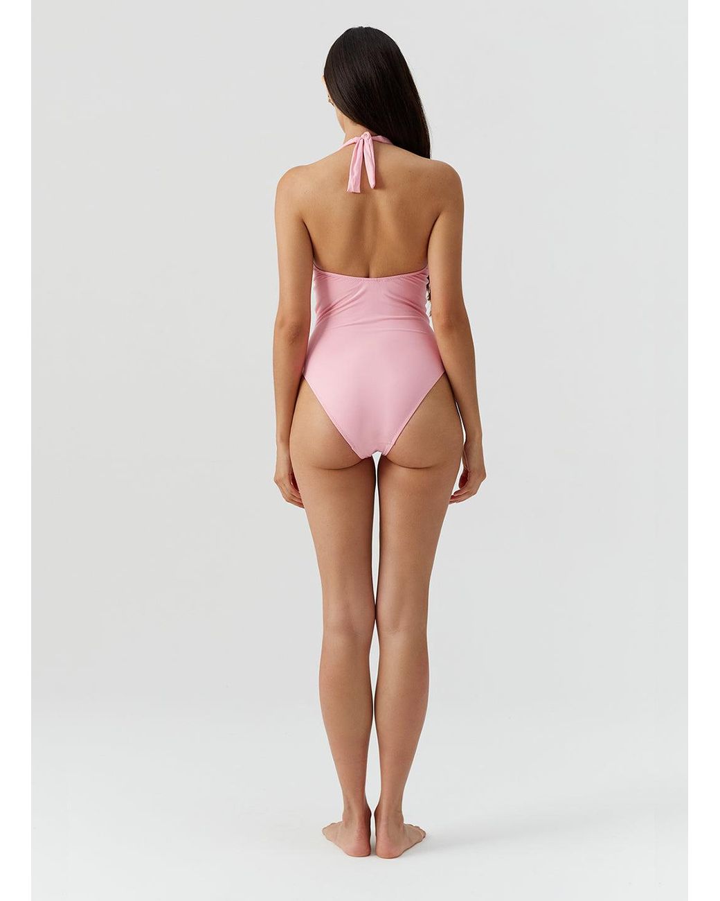 Melissa Odabash Pink Tampa Rose Swimsuit