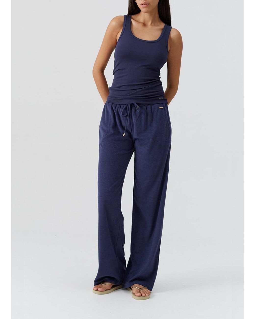 Melissa Odabash Blue Exclusive Cora Vest