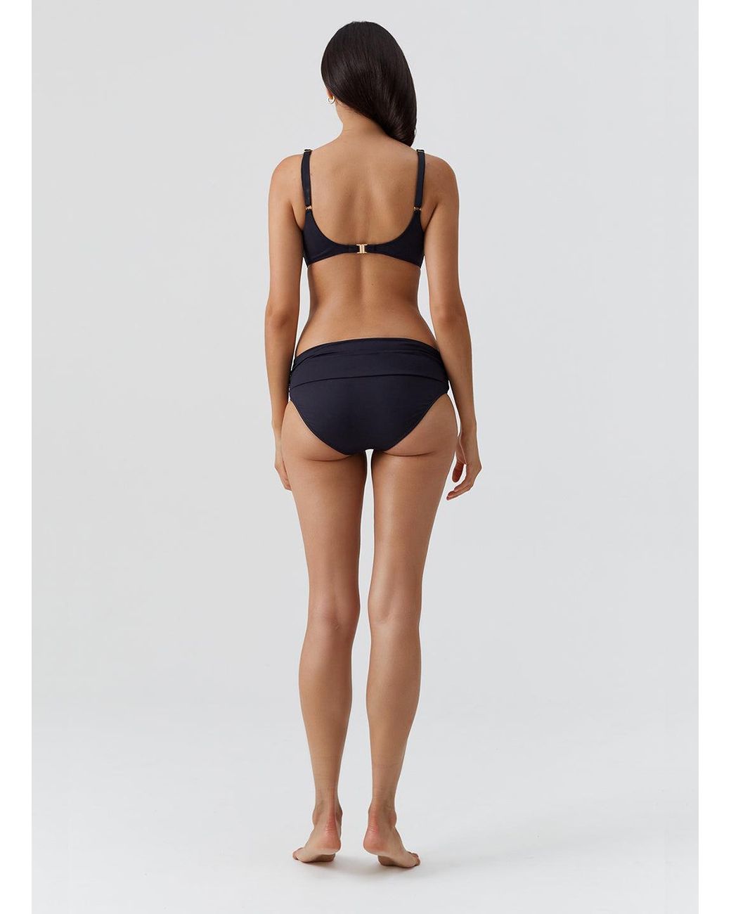 Melissa Odabash Black Bel Air Bikini Top