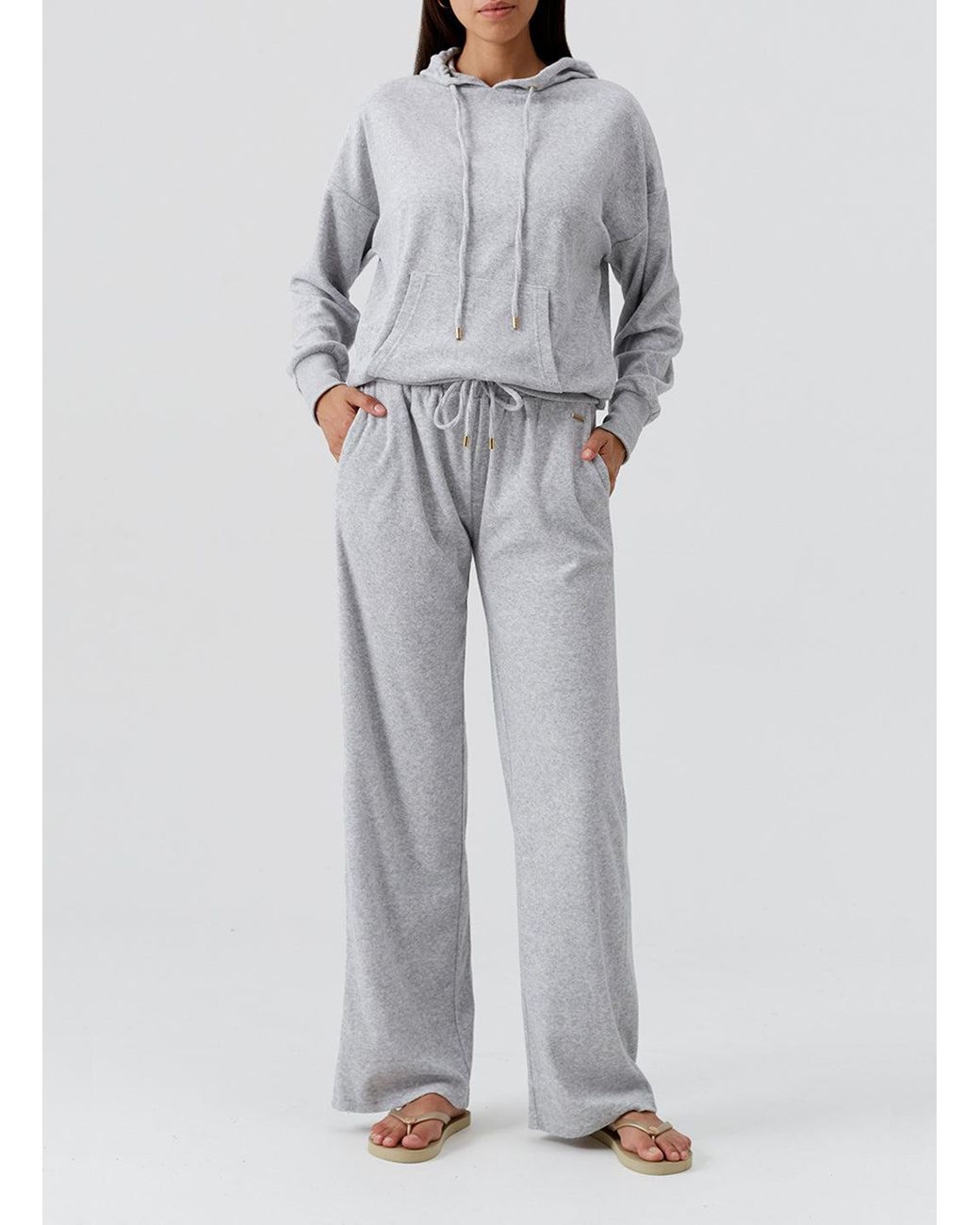 Melissa Odabash Gray Betty Trousers