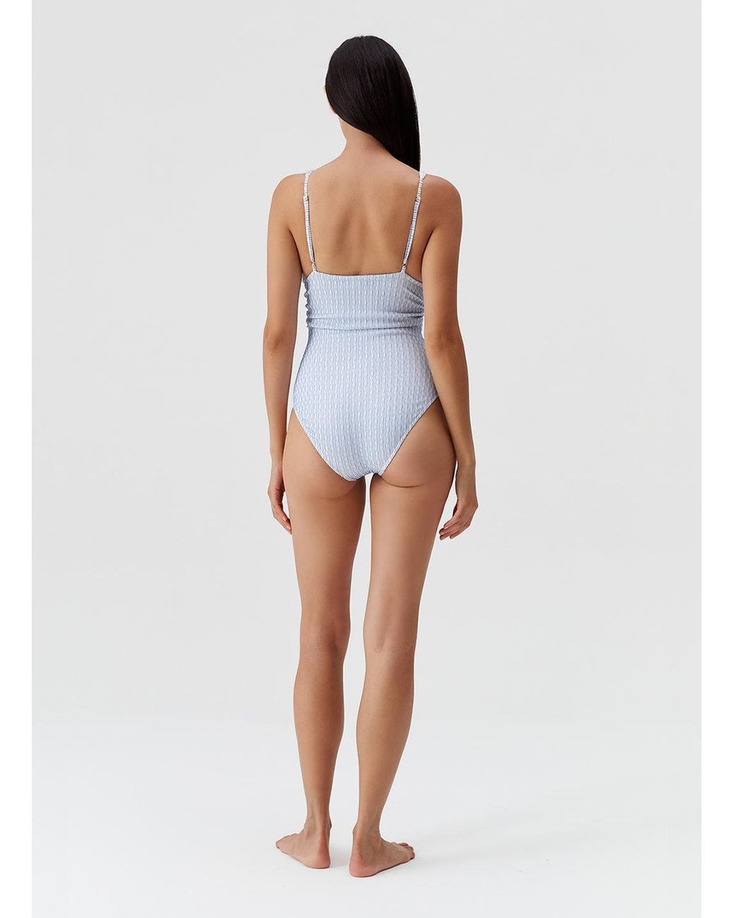 Melissa Odabash Blue Panarea Swimsuit