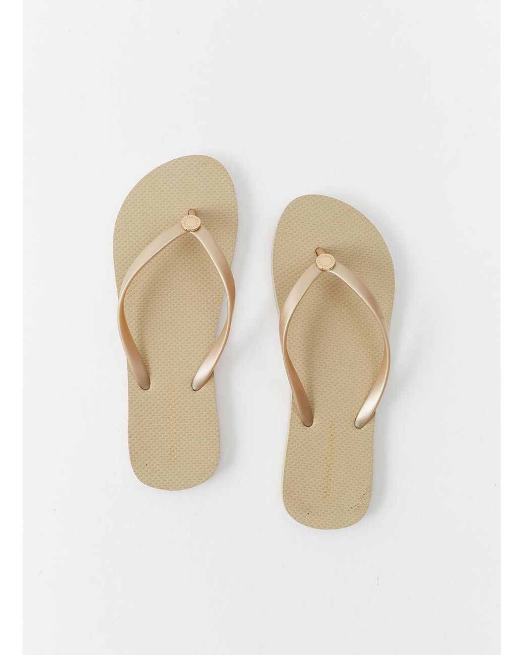 Melissa Odabash White Rubber Flip Flop