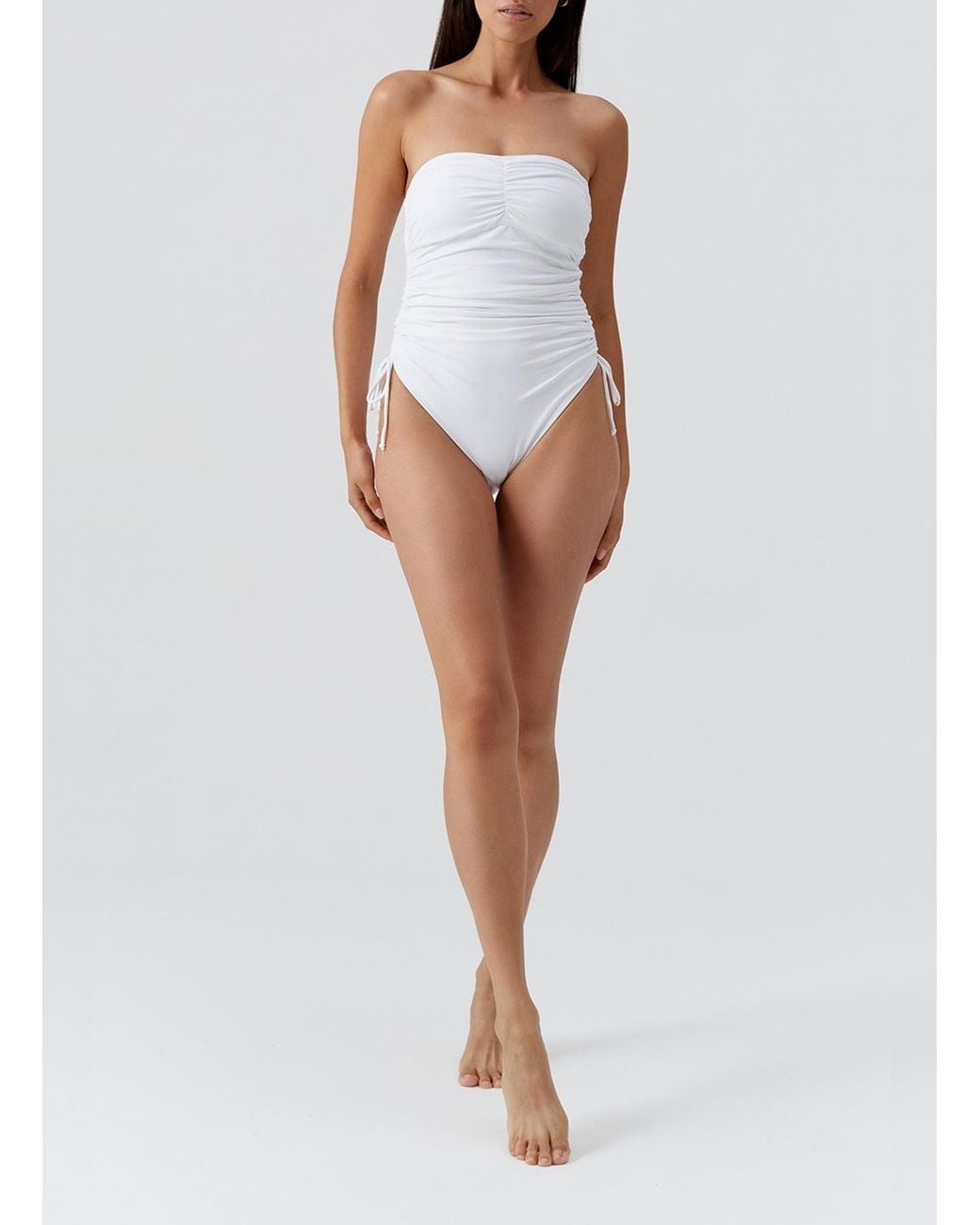 Melissa Odabash White Sydney Swimsuit