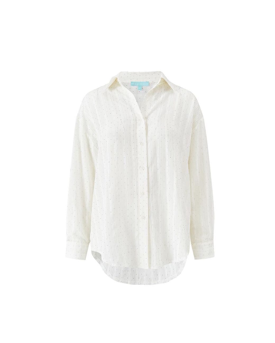 Melissa Odabash White Ziggy Shirt