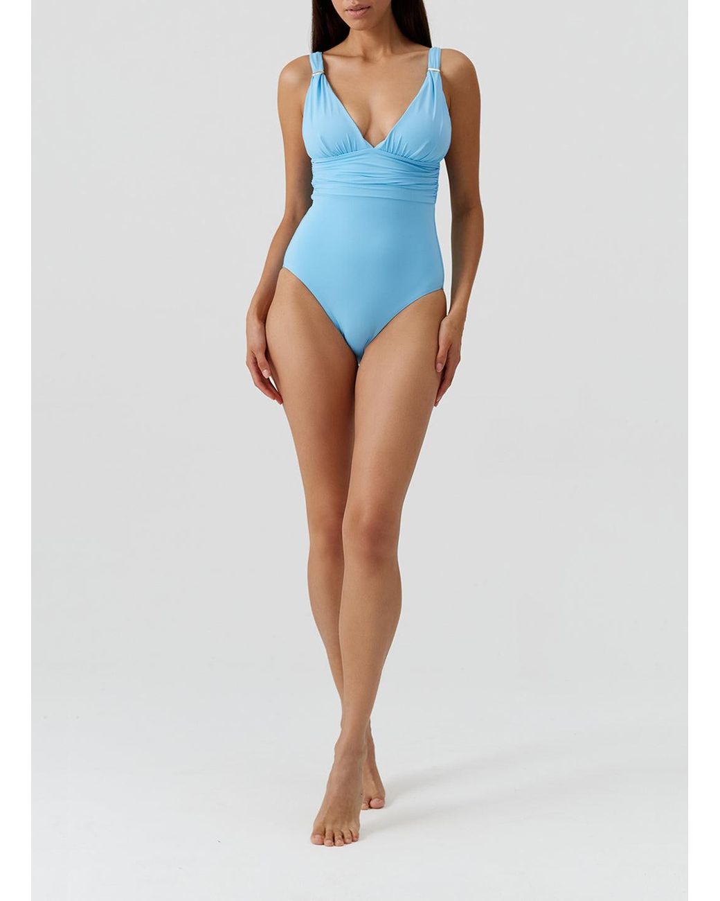 Melissa Odabash Blue Panarea Celeste Swimsuit