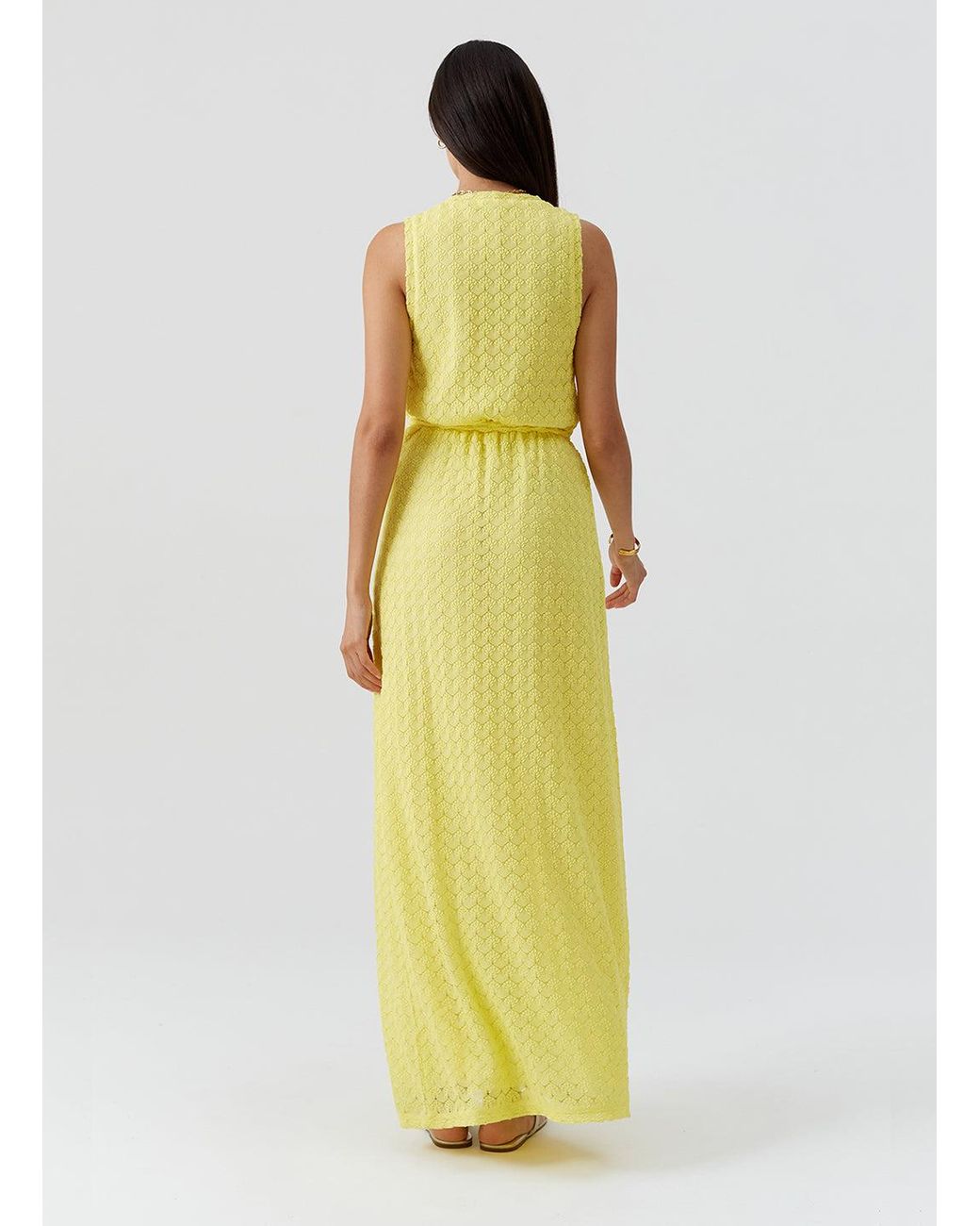 Melissa Odabash Yellow Zima Dress