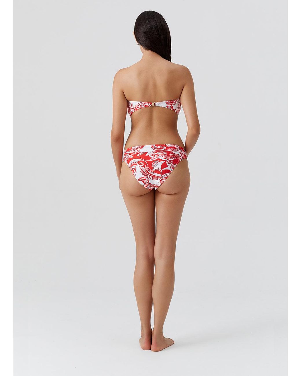 Odabash UK Pink Positano Floral Bikini Top