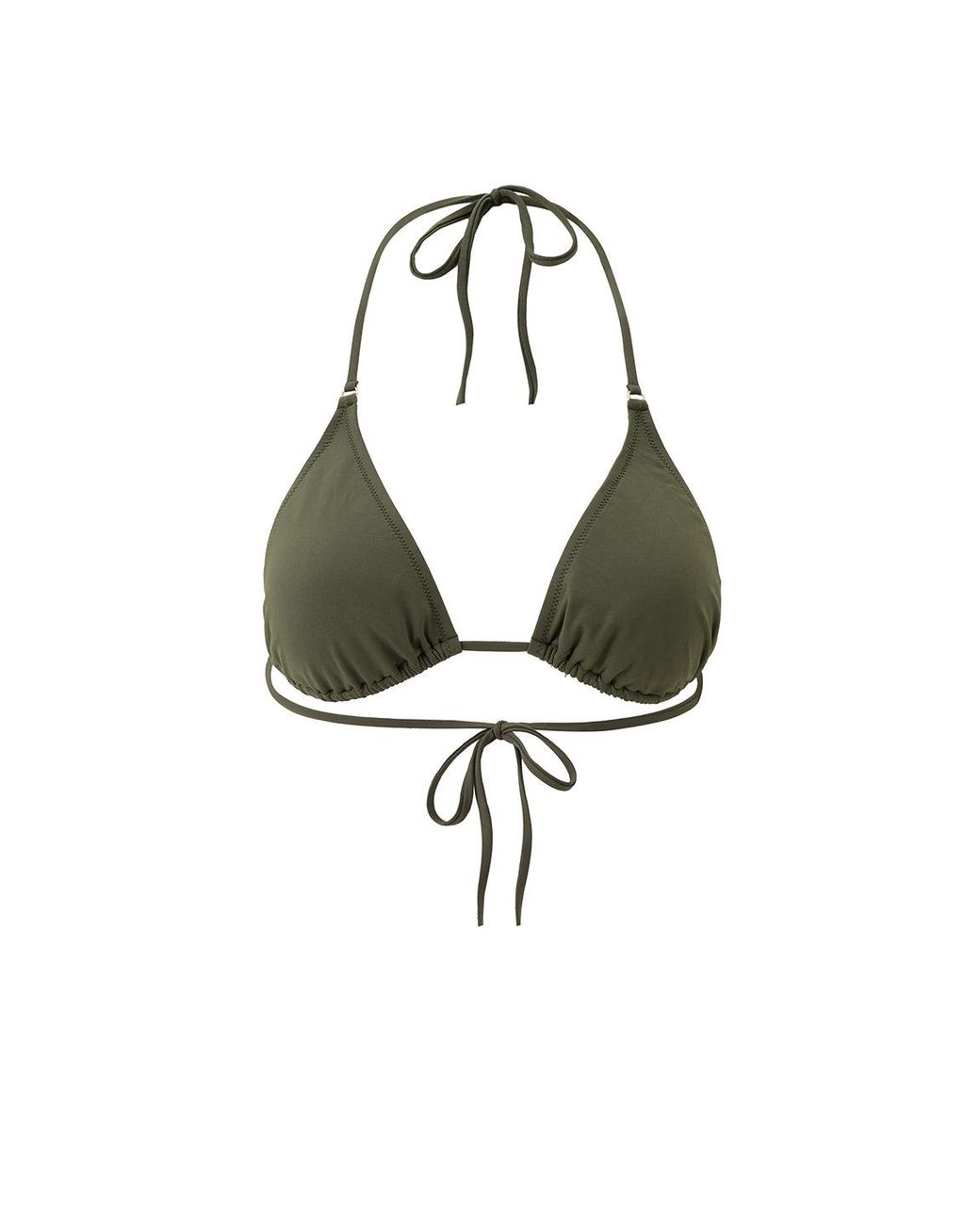 Melissa Odabash Green Malibu Bikini Top