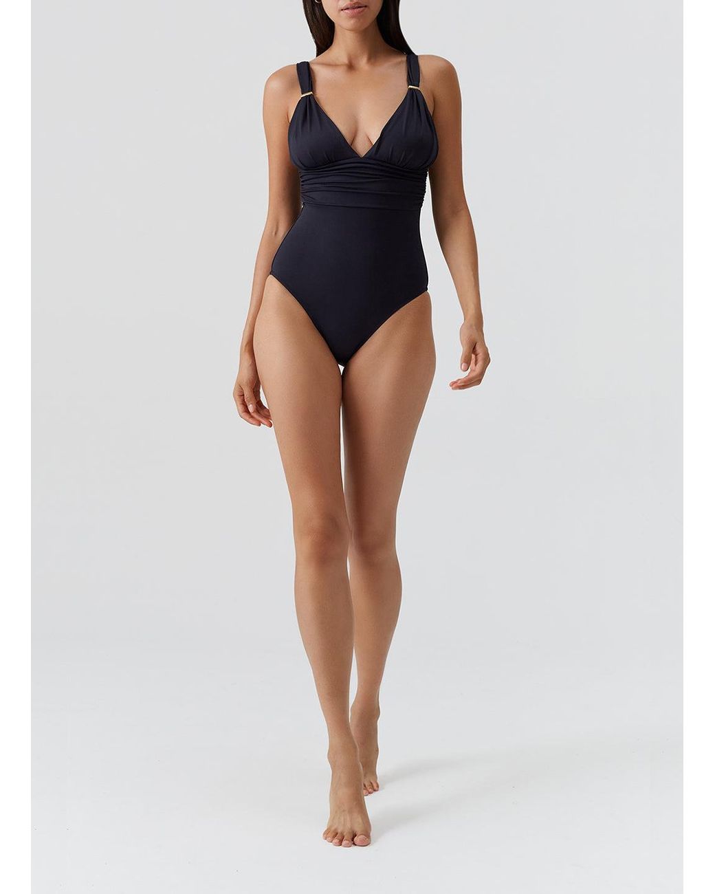 Melissa Odabash Blue Panarea Swimsuit