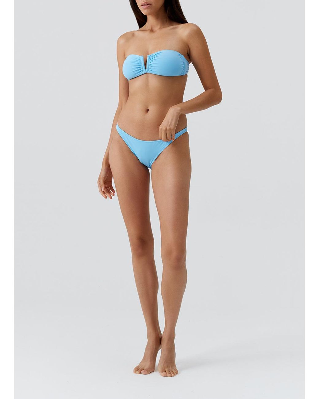Melissa Odabash Blue Alba Celeste Bikini Top