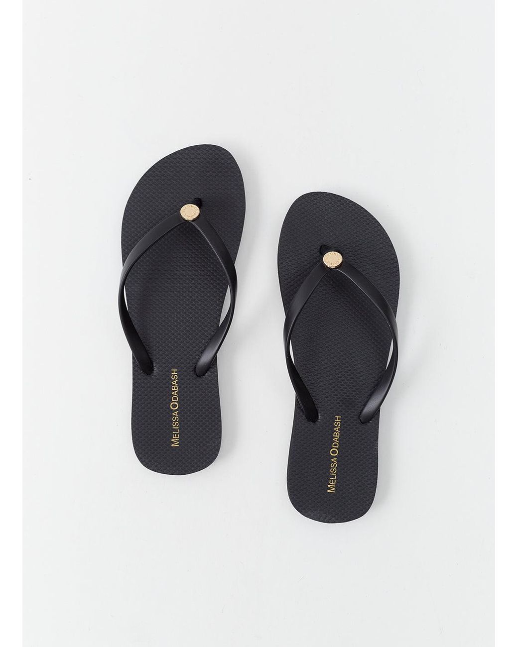 Melissa Odabash Blue Rubber Flip Flop