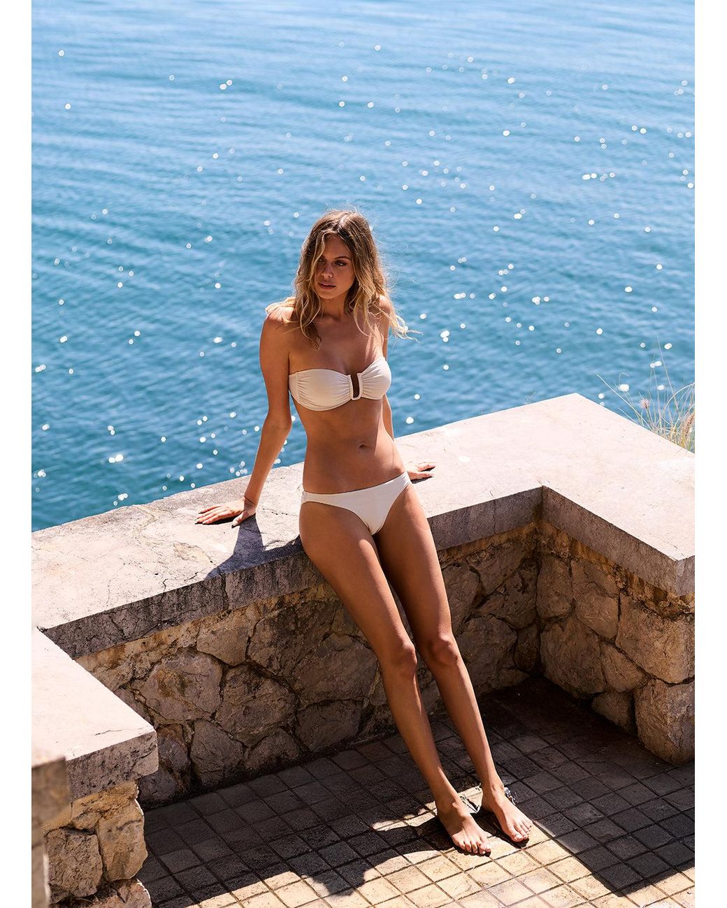 Melissa Odabash White Prague Bikini Top