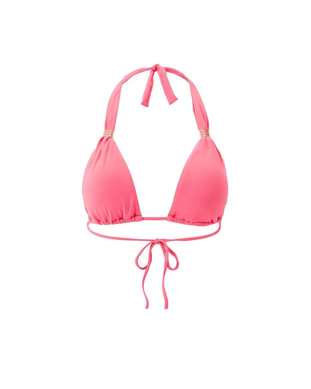 Melissa Odabash Pink Grenada Coral Bikini Top