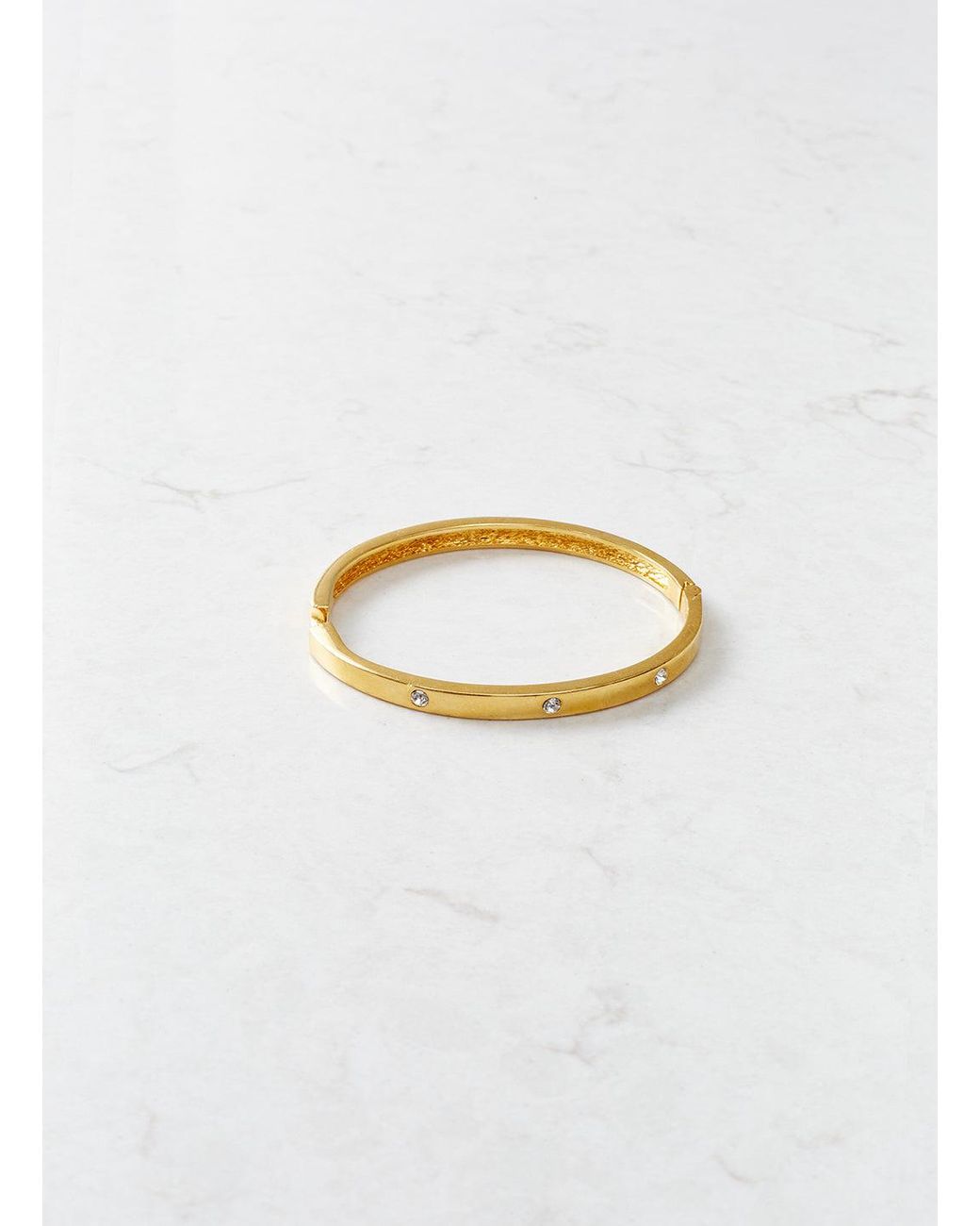 Melissa Odabash Metallic Crystal Bangle