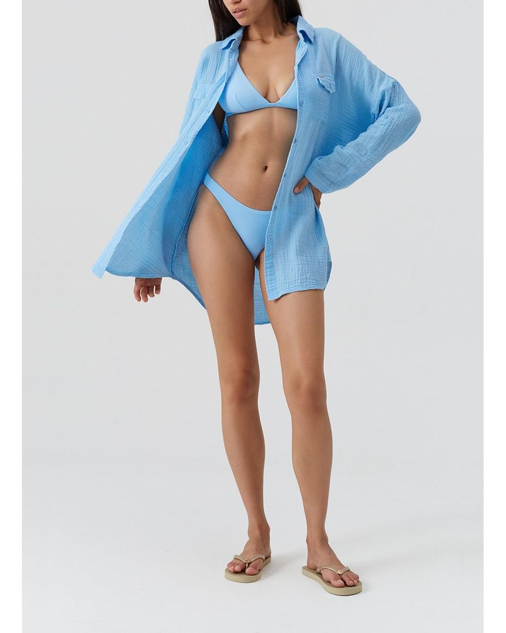 Odabash UK Blue Elena Oasis Top